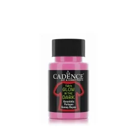 Pembe Cadence Karanlıkta Parlayan Kumaş Boyası 50ML